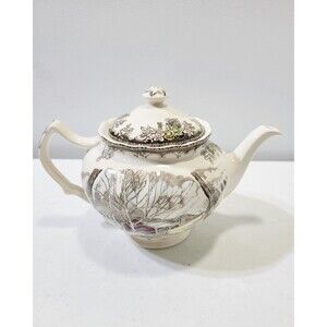 Vintage Johnson Brothers  Friendly Village Teapot & Lid Made In England EUC